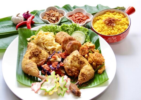 Nasi Kuning Chicken Set for 2-3 Pax