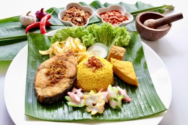 Nasi Kuning Fish Balado Set